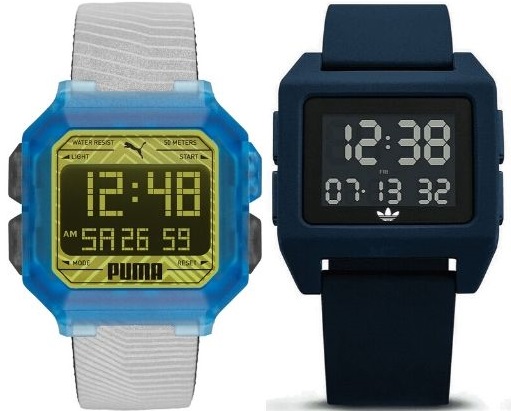 zegarek męski Puma Remix p5038 i zegarek Adidas z15-3122 kolaż