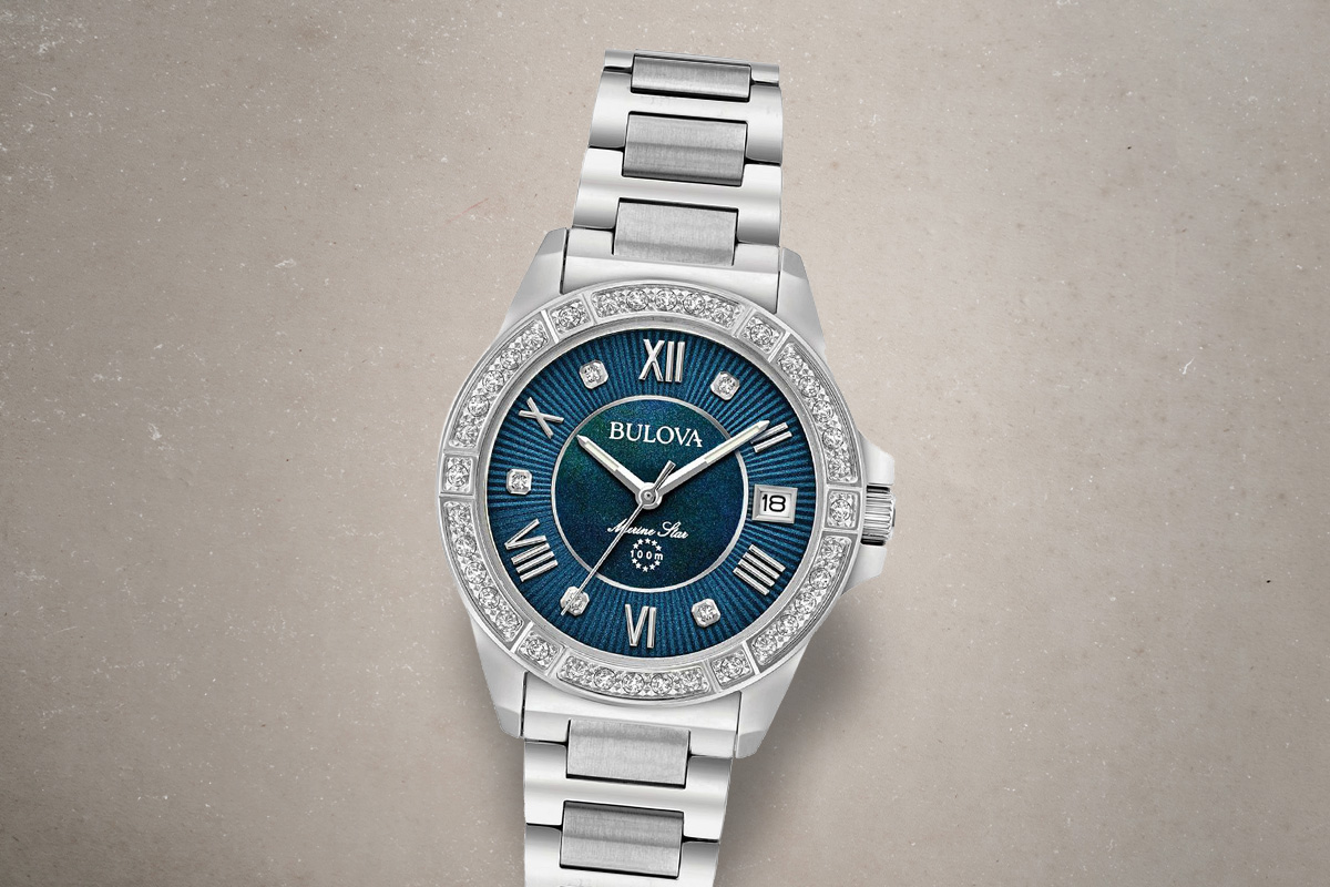 Bulova Marine Star Diamond 96R215