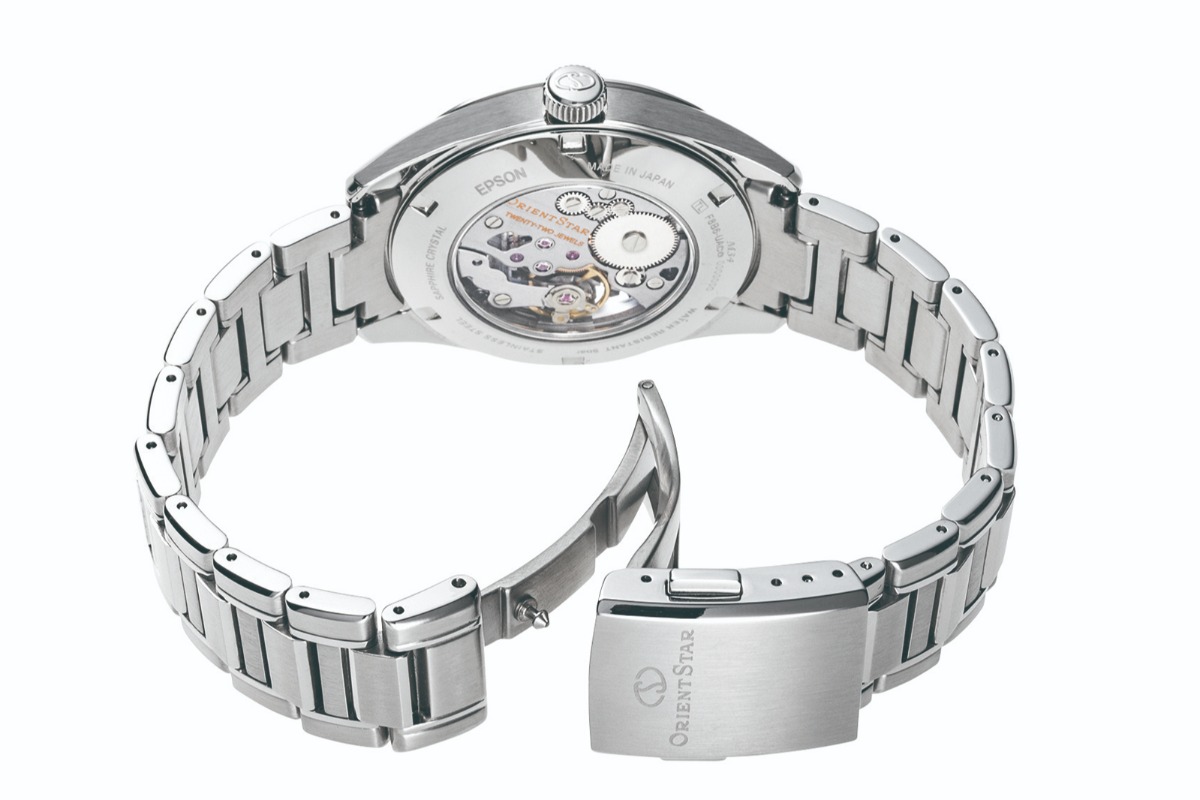 japonska marka orient star zegarek meski automatyczny typu skeleton model re-az0101n