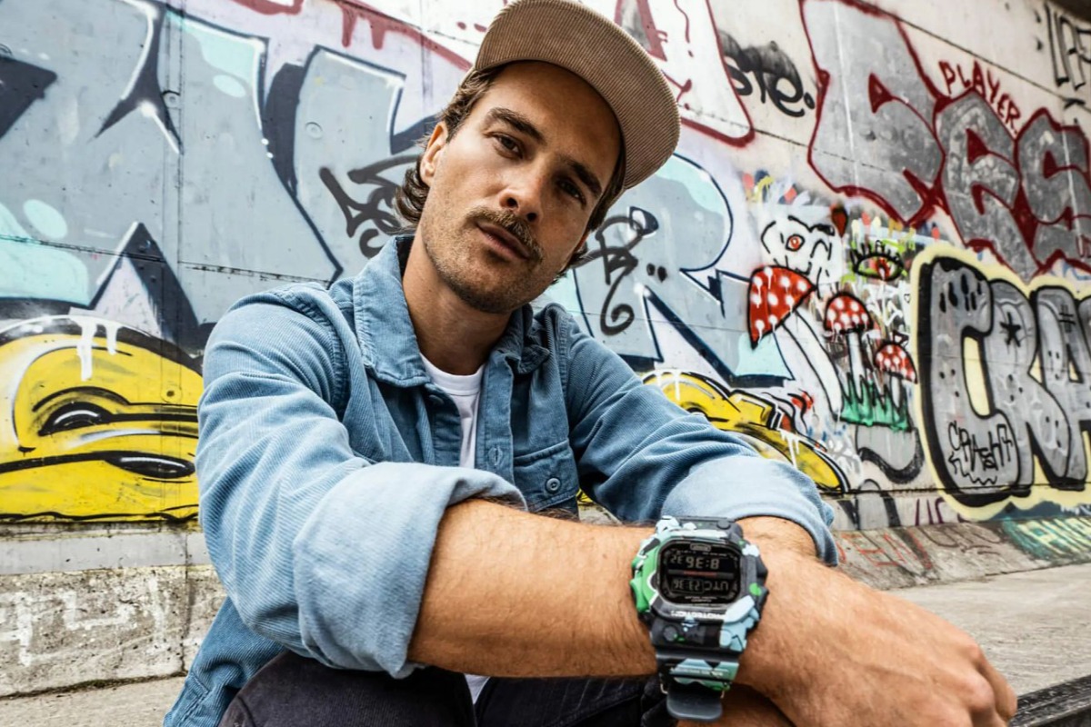 zegarek marki casio g-shock kolekcja street art spirit