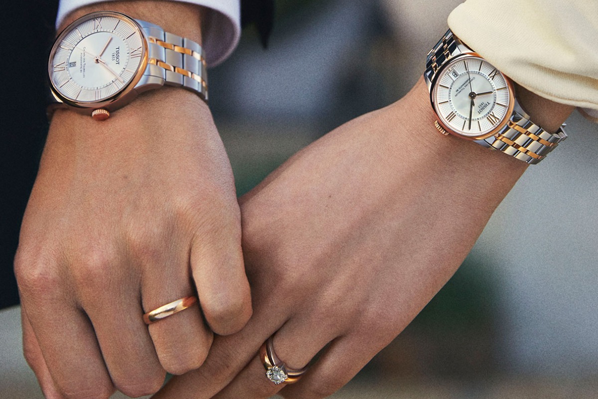 Zegarki na ręku w prezencie ślubnym