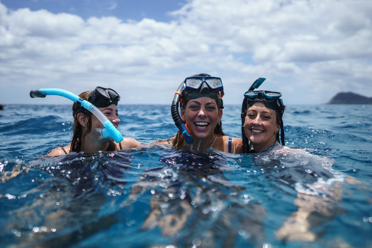 Snorkeling znajdź grupę kompanów
