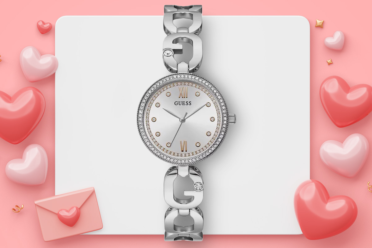 Zegarek damski Guess Ladies Boxed Sets Empower GW0693L1
