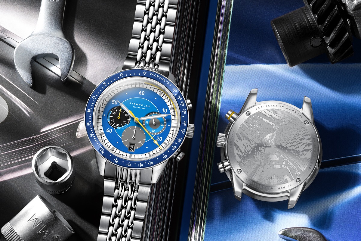 Zegarek męski Sternglas Tachymeter 2.0 Chronograph