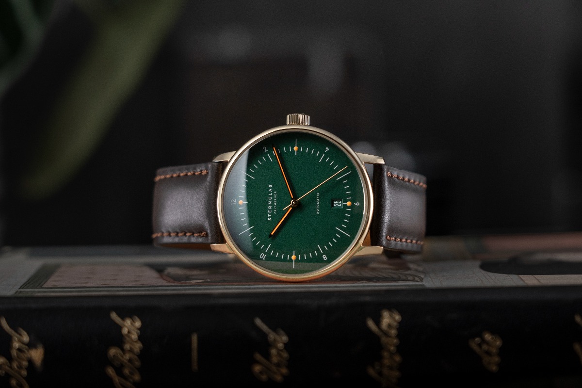 Zegarek męski Sternglas Naos Green Gold Automatic