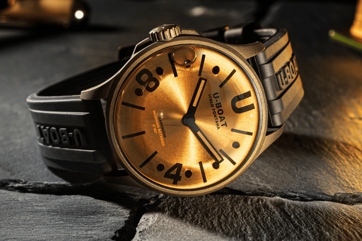 Zegarek męski U-BOAT Darkmoon Black Vintage