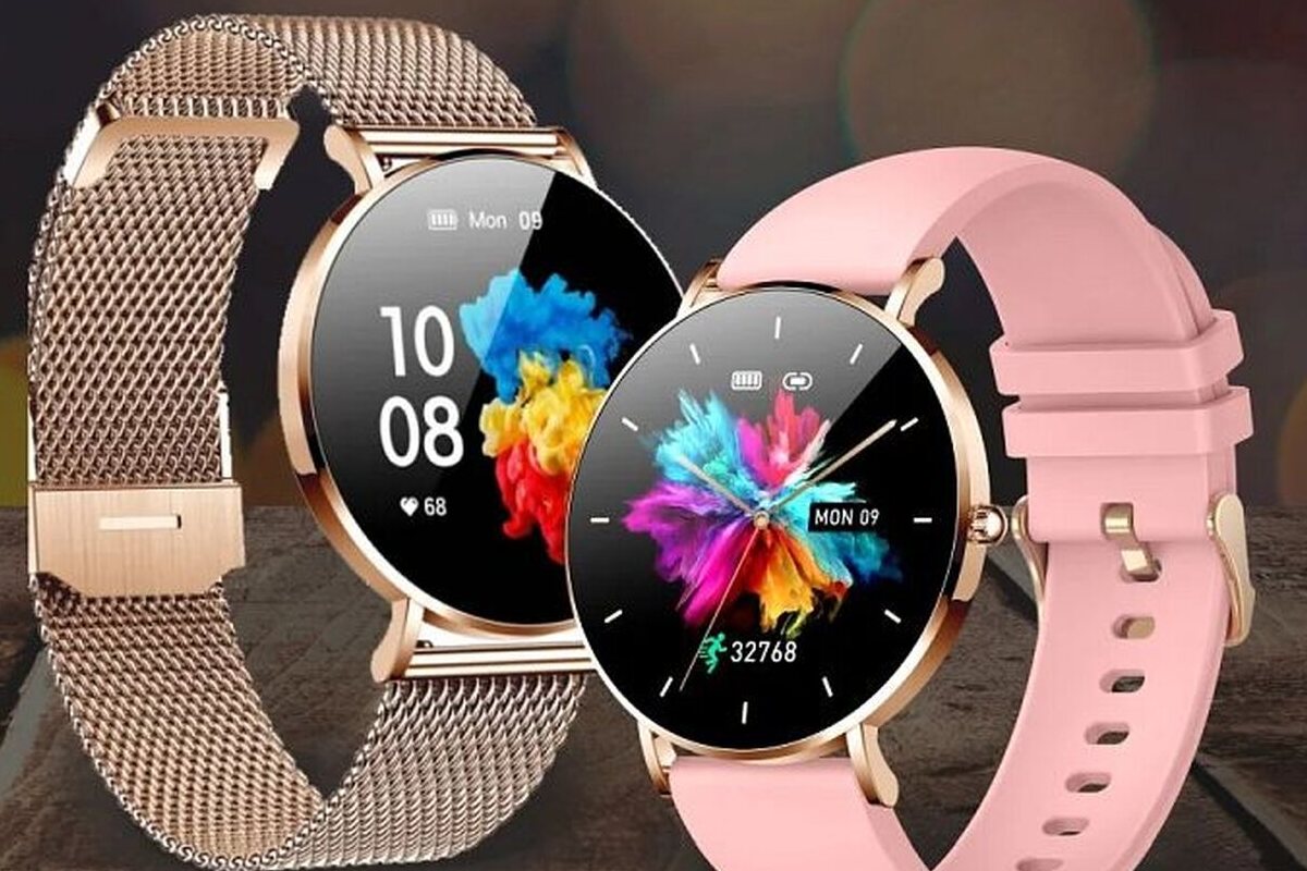 Smartwatch damski Manta Alexa Różowy SET