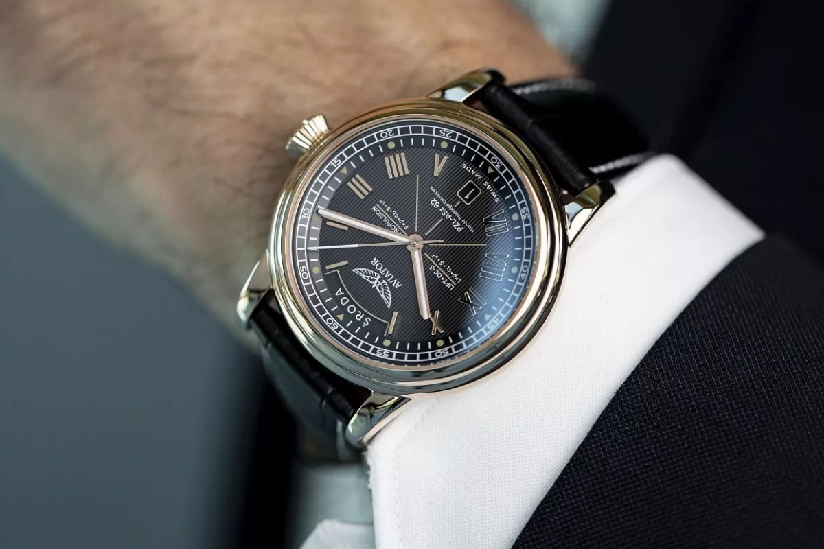 Zegarek Aviator Douglas Day-Date Polish