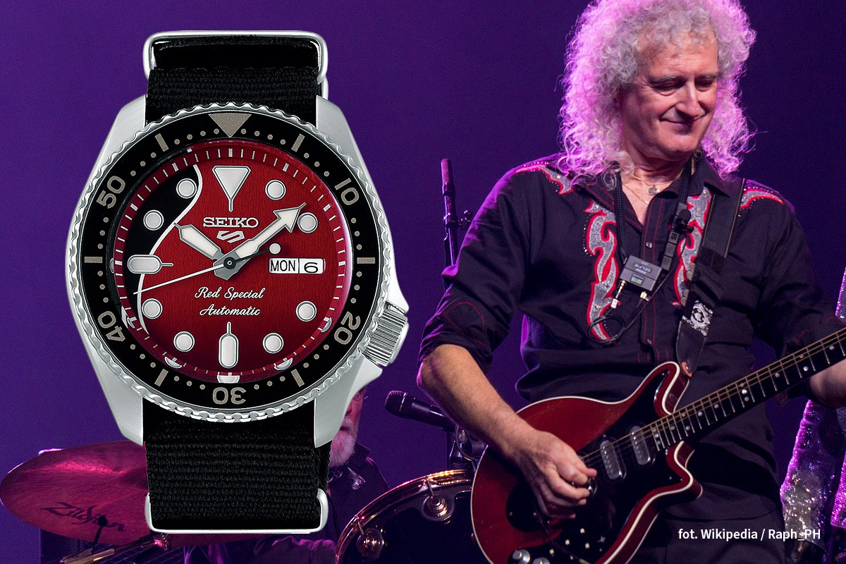 Seiko 5 Sports Red Special Brian May Automatic Limited Edition SRPE83K1
