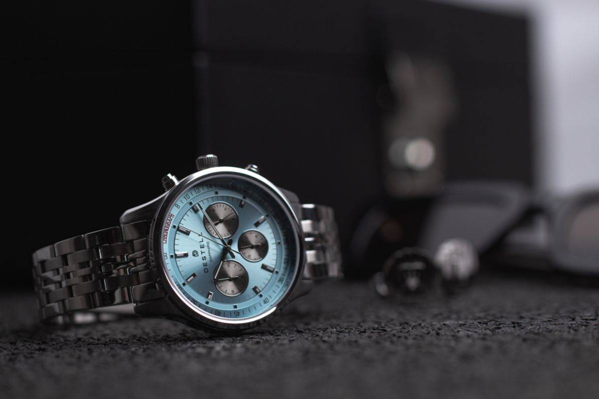 Zegarek męski marki DESTELL Circinus Chronograph Sapphire