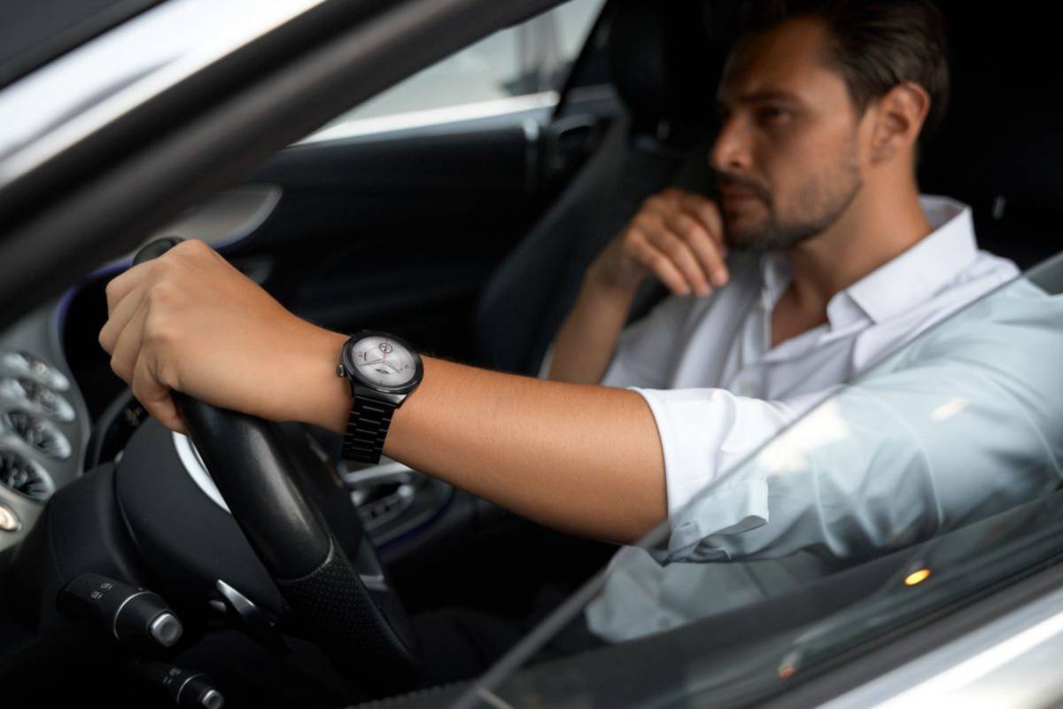 Smartwatch męski Garett V12 Black Steel