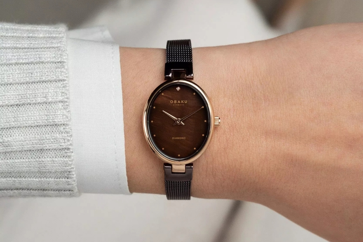 Zegarek damski Obaku Oval Diamond