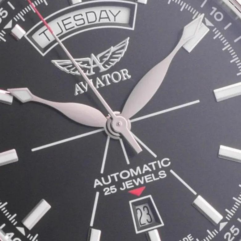 Zegarek Aviator V.3.20.0.142.4 - Datownik dzienny