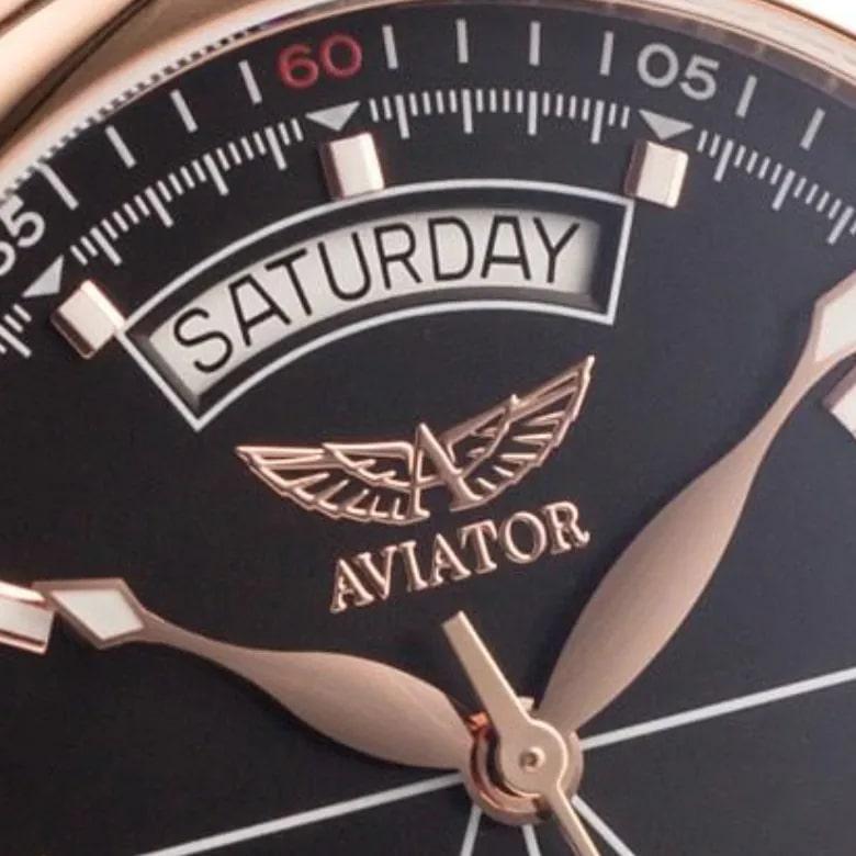 Zegarek Aviator V.3.20.2.146.4 - Datownik dzienny