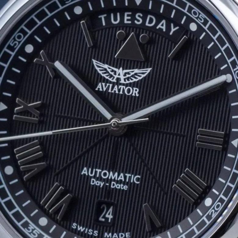 Zegarek Aviator V.3.35.2.280.4 - Datownik dzienny