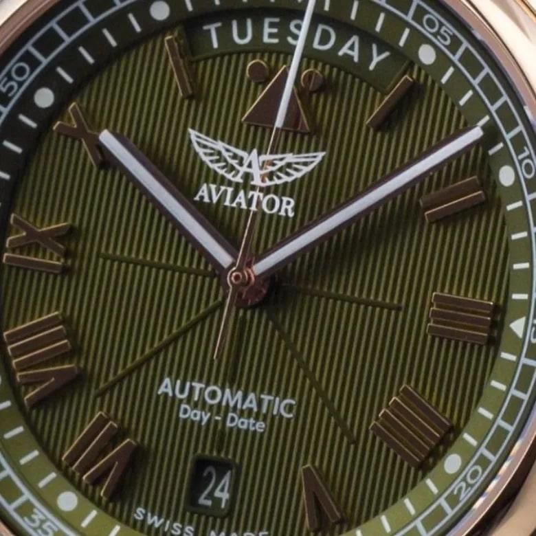 Zegarek Aviator V.3.35.0.274.4 - Datownik dzienny