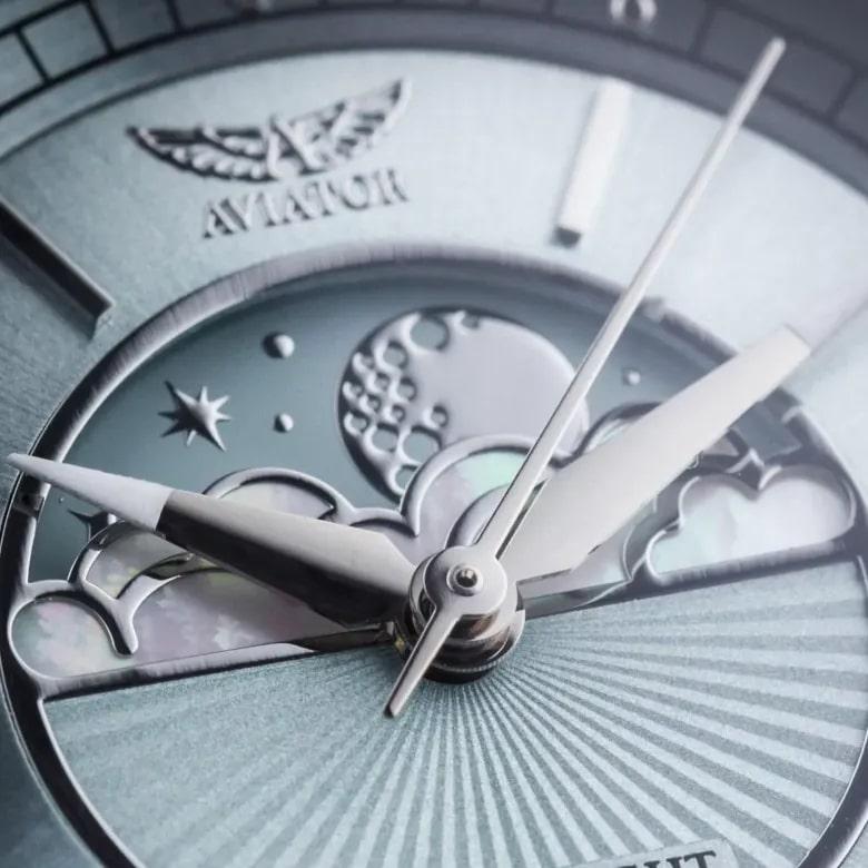 Zegarek Aviator V.1.33.0.261.4 - Masa perłowa