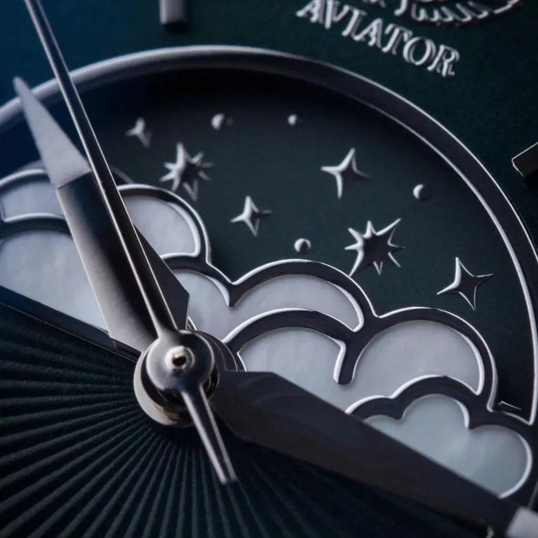 Zegarek Aviator V.1.33.0.262.4 - Masa perłowa