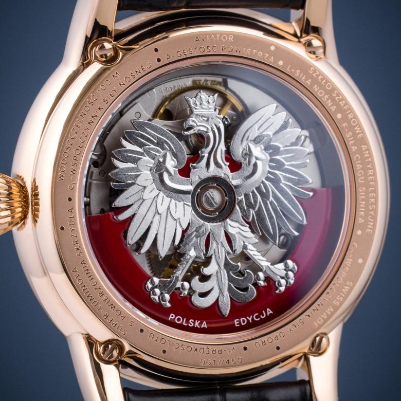 Zegarek Aviator V.3.36.2.294.4 PL - PVD