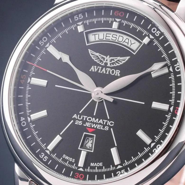 Zegarek Aviator V.3.20.0.142.4 - Szkło szafirowe