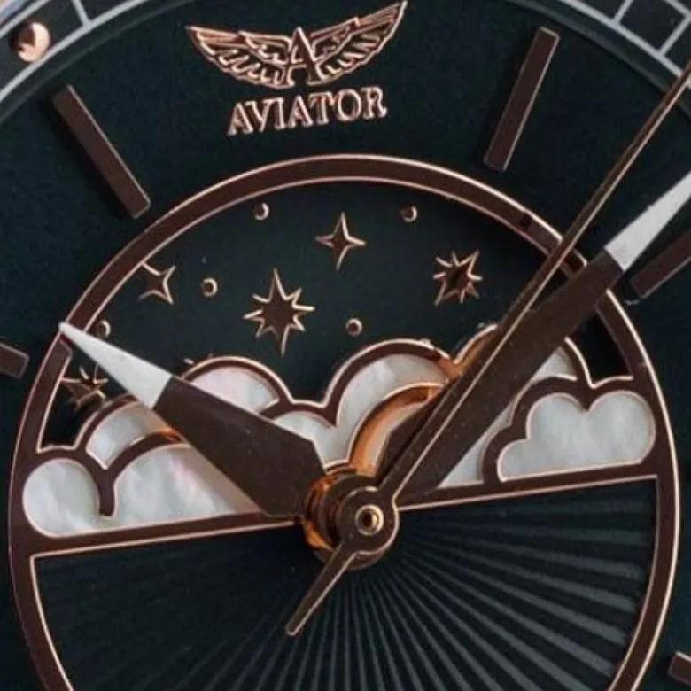 Zegarek Aviator V.1.33.2.263.4 - Wskaźnik faz księżyca