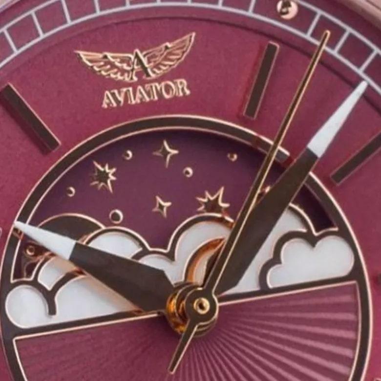 Zegarek Aviator V.1.33.2.265.4 - Wskaźnik faz księżyca