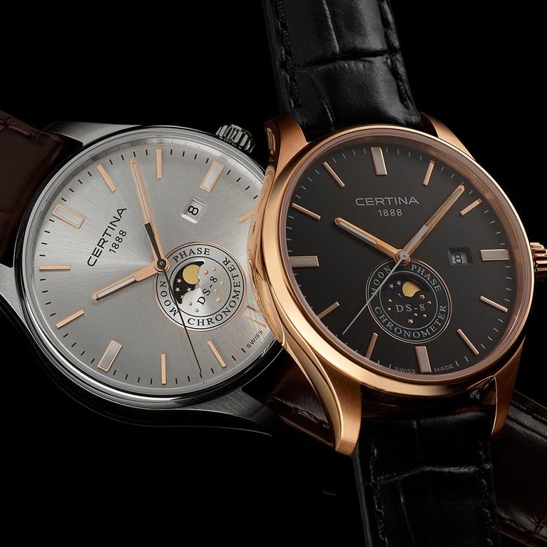 Zegarek Certina C033.460.11.057.00 - Seria DS Moon Phase