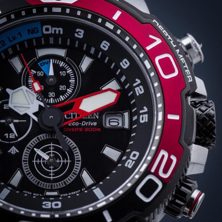 Zegarek Citizen BJ2167-03E - Głębokościomierz