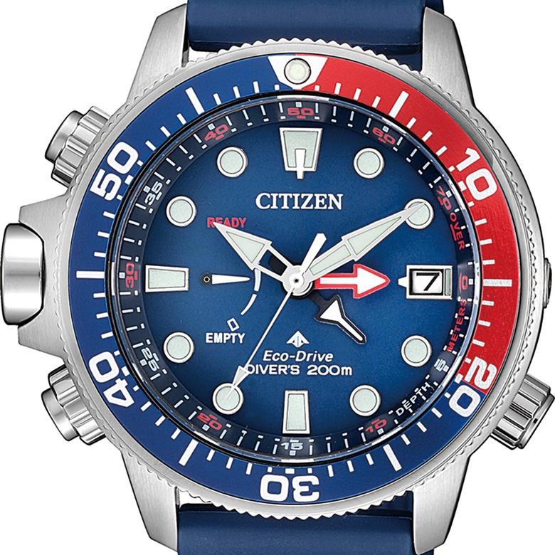 Zegarek Citizen BN2038-01L - Fluorescencyjne wskazówki i indeksy