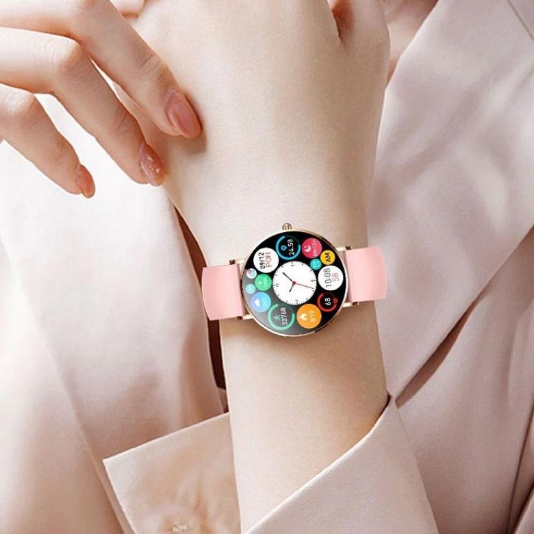 Smartwatch damski Manta Alexa Różowy SET SWU501PK