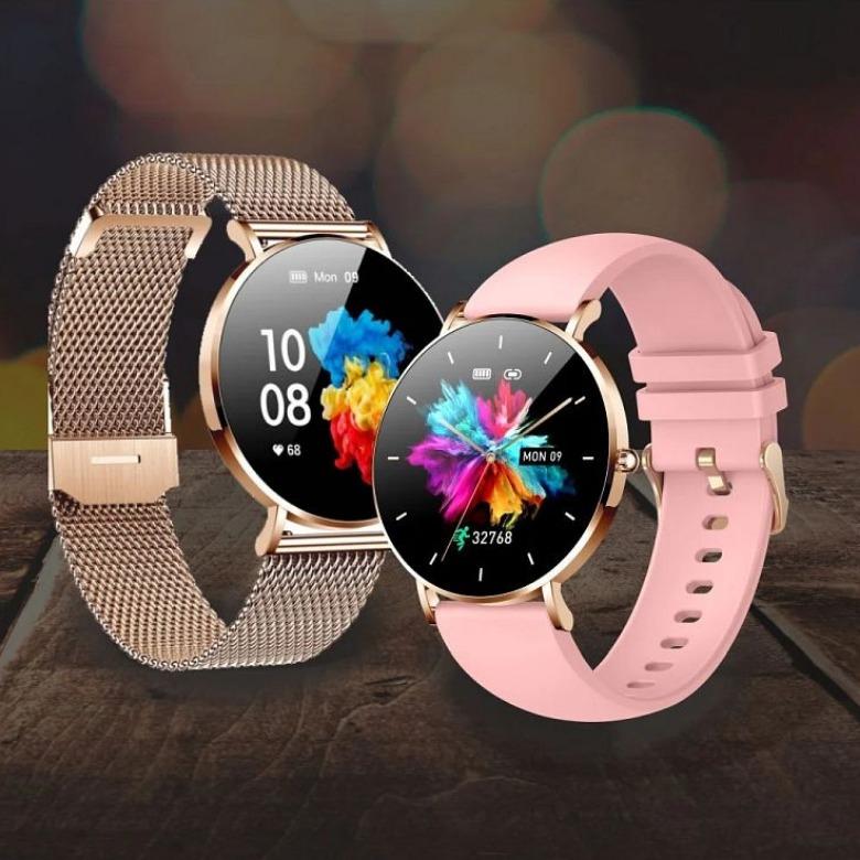 Smartwatch damski Manta Alexa Różowy SET SWU501PK