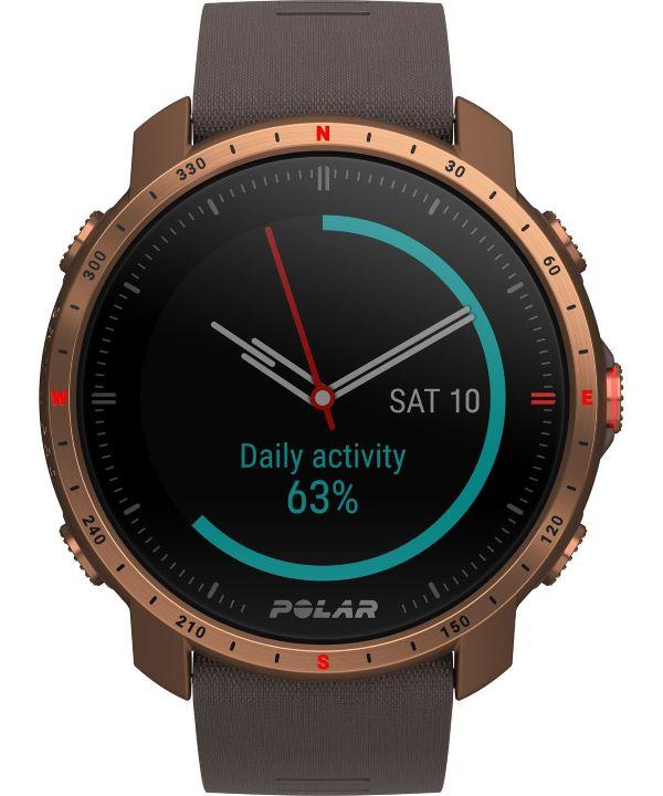 Smartwatch Polar Grit X Pro Brązowo-Miedziany M/L