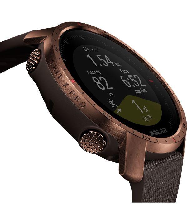 Smartwatch Polar Grit X Pro Brązowo-Miedziany M/L