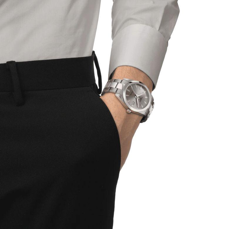Zegarek Tissot T127.410.44.081.00 - Seria Gentleman
