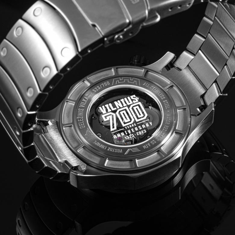 Vostok Europe Iron Wolf Automatic Limited Edition transparentny dekiel