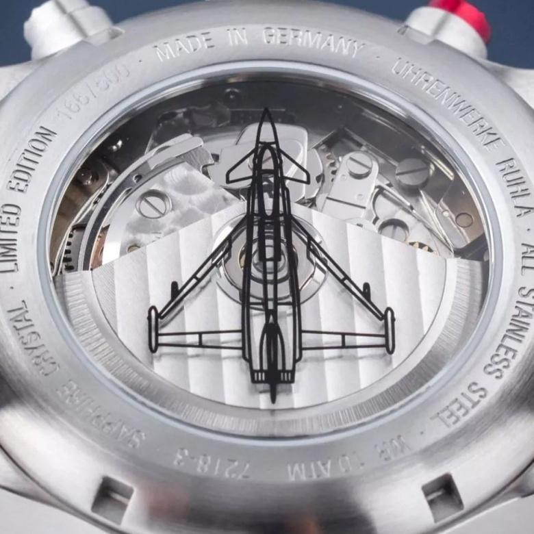 Zegarek Zeppelin 7218-3 - Przezroczysty dekiel