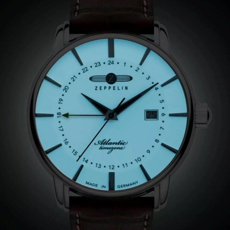 Zegarek Zeppelin 8442-5 - technologia Super-LumiNova