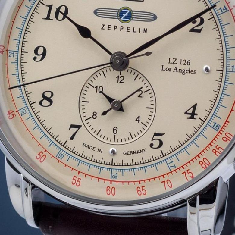 Zegarek Zeppelin 8644-5 - podwójny czas