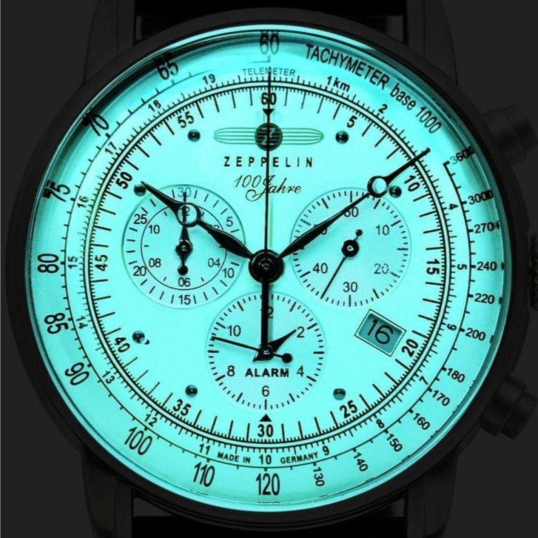 Zegarek Zeppelin 8680-3 - technologia Super-LumiNova