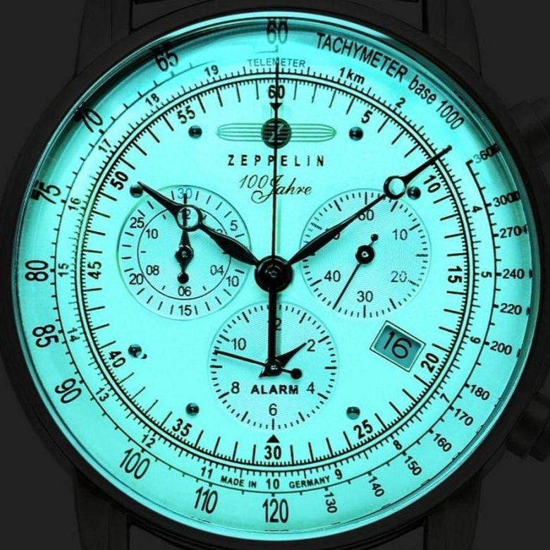 Zegarek Zeppelin 8680M-3 - technologia Super-LumiNova